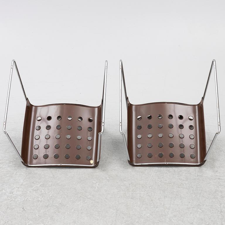Rodney Kinsman, stolar, 5 st, "Omstak Chair", Bieffeplast, Italien, 1970-tal.
