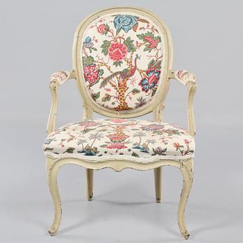 KARMSTOL, Louis XV, 1700-talets senare del.