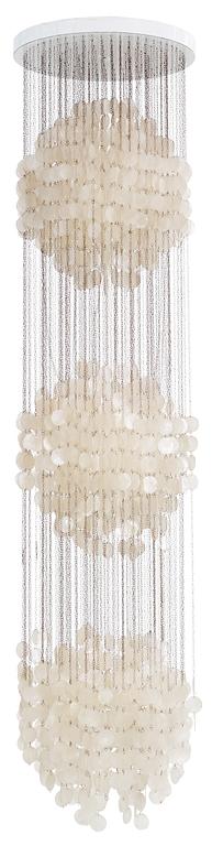 VERNER PANTON, taklampa "Fun 3 DM" Danmark 1960-tal.