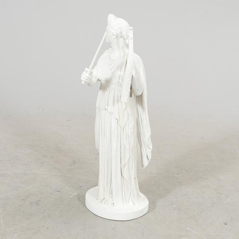 A plaster statue of Erato modern copy.