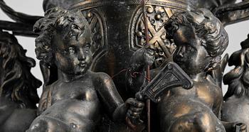 URNOR, ett par, mässing, 1800/1900-tal.