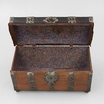 A Swedish baroque chest, circa 1700.