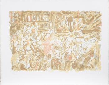 FRED ANDERSSON, mapp med 5 färglitografier. Sign o numr 95/250.