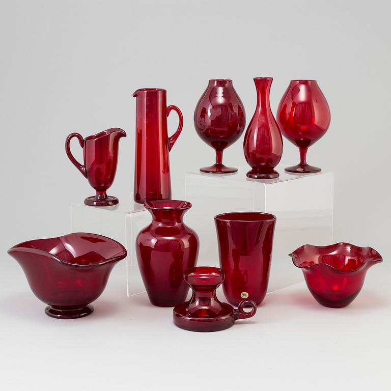 MONICA BRATT, bland annat, glas, 10 st Reijmyre.
