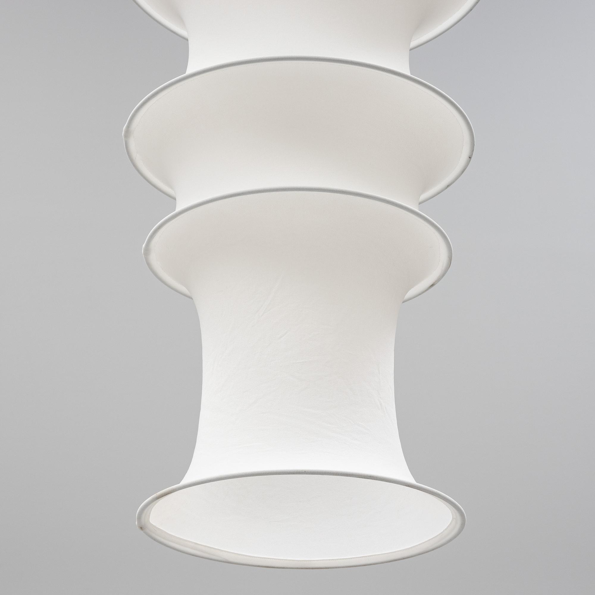 Bruno Munari, a 'Falkland' ceiling lamp, Danese, Milano, Italy, designed in 1964.