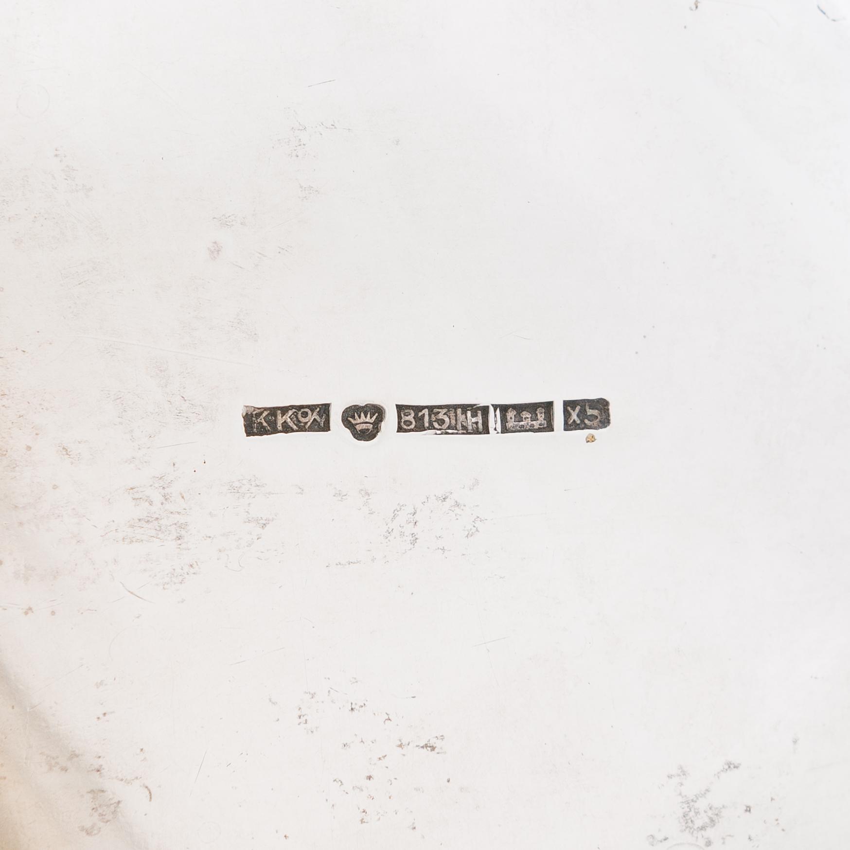 Kaffeservis, 3 delar, silver, Kultakeskus, Tavastehus, Finland 1927.