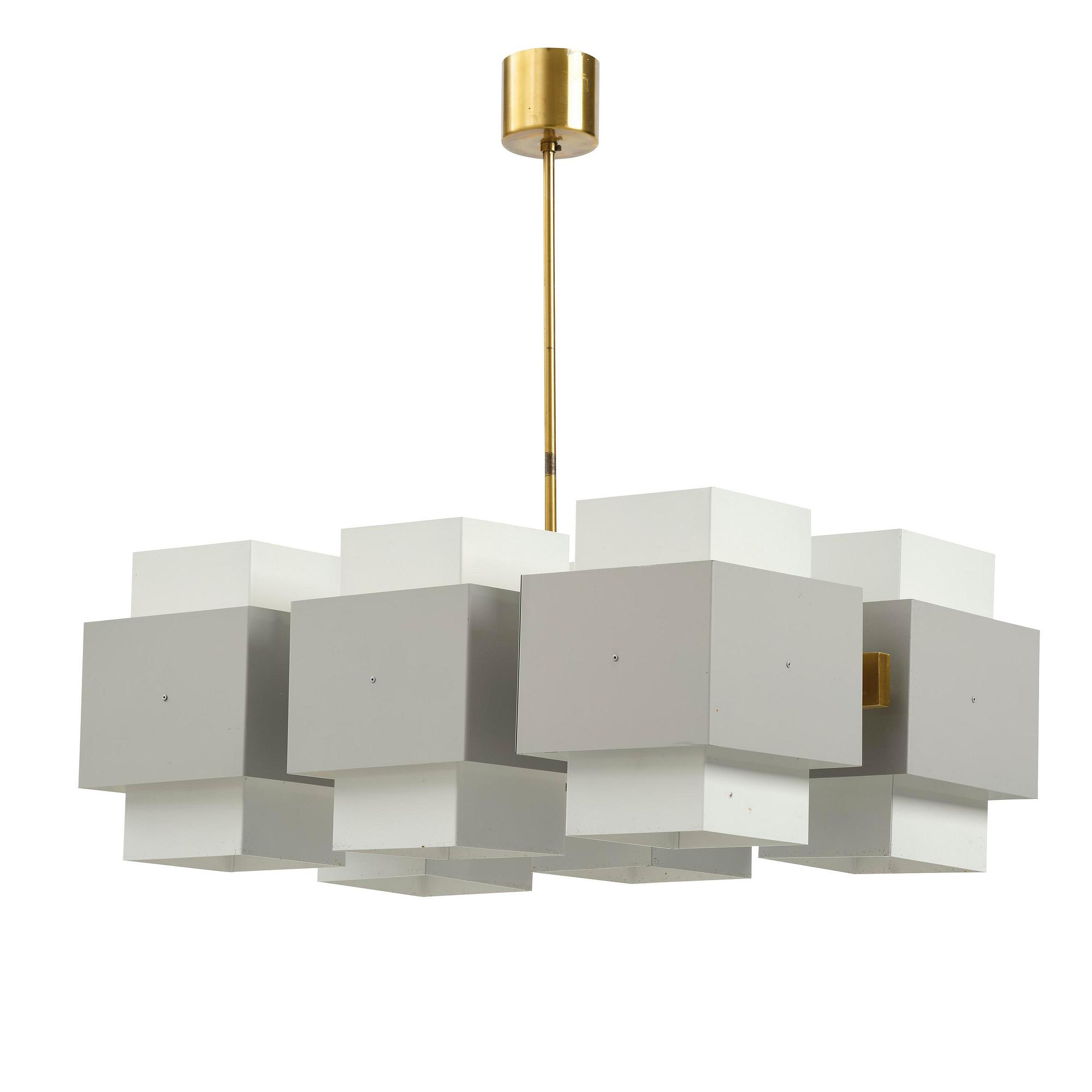 Hans-Agne Jakobsson, a "Selectra" ceiling lamp model "C 769/6", Hans-Agne Jakobsson AB, Markaryd, 1960s-70s.