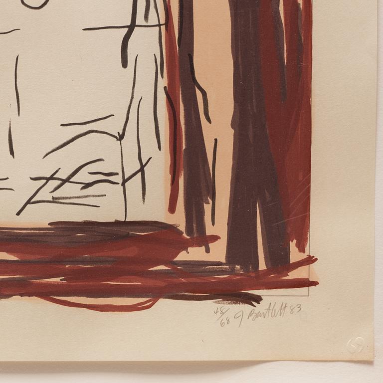 Jennifer Bartlett, kompletta serien av 4 serigrafier och träsnitt (samramade), 1983. En signerad och numrerad 48/68.