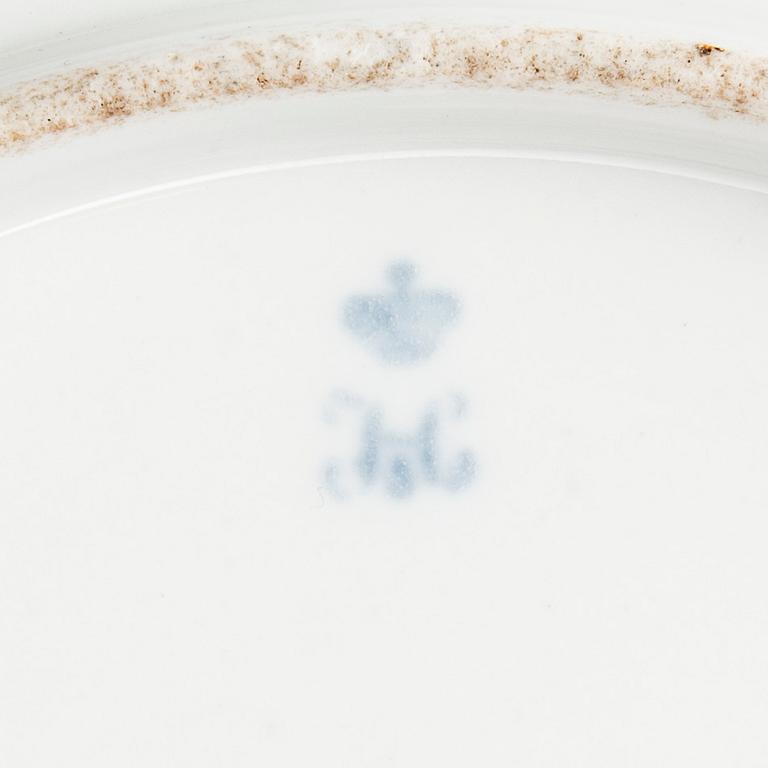 PLATE, porcelain, Russia, period of Nicholas I.