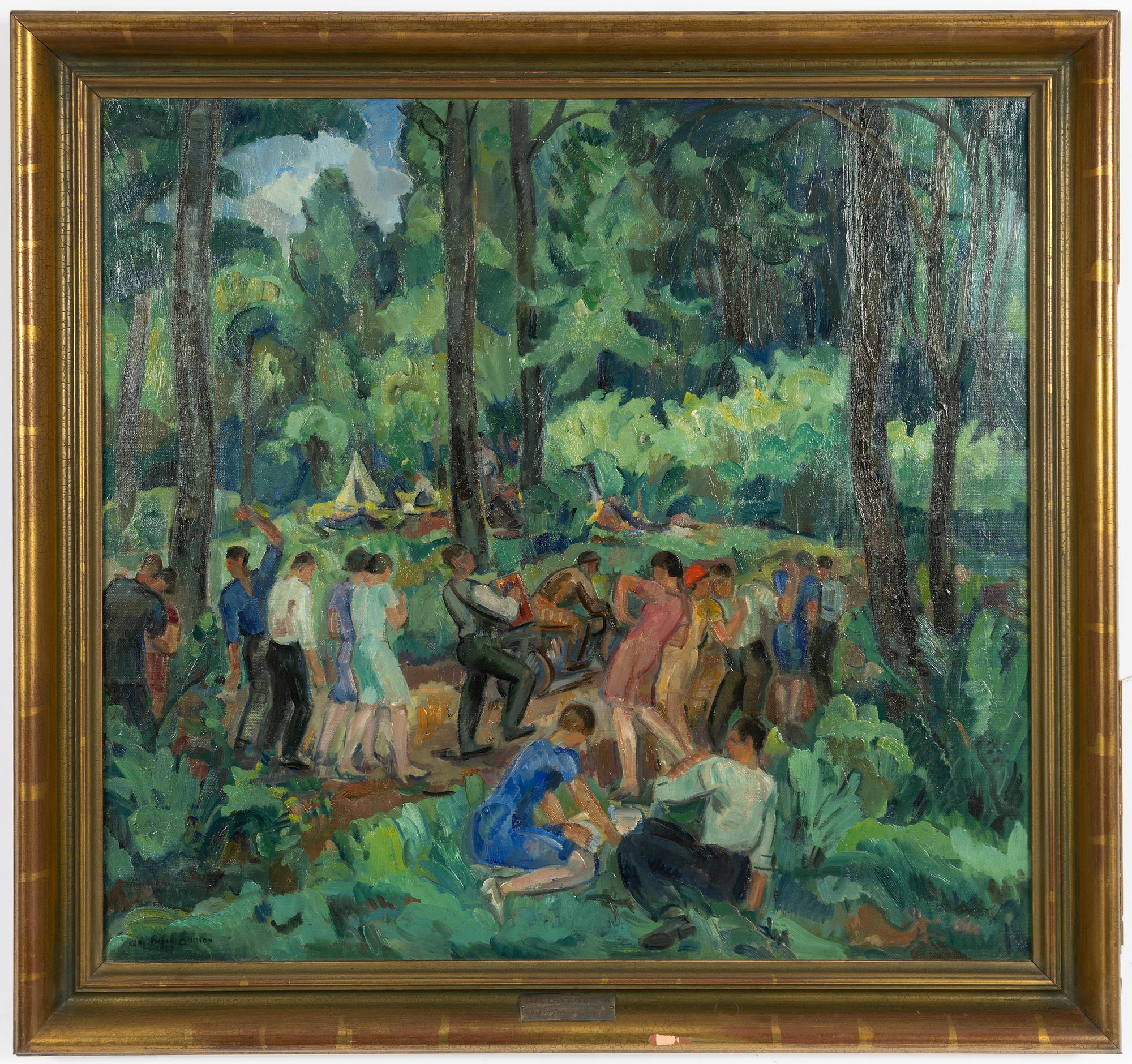 Karl-Enock Ohlson, "Söndag i skogen".