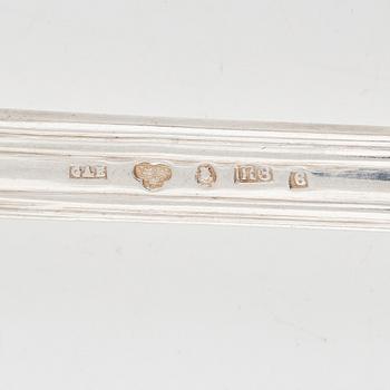 A Swedish Silver Cutlery, 'Olga', including mark of GAB, Stockholm 1895 (23 pieces).