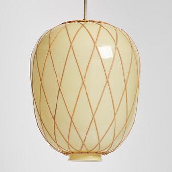 Harald Notini, a pair of ceiling lamps model 11555, Arvid Böhlmarks Lampfabrik, Stockholm, 1940s.