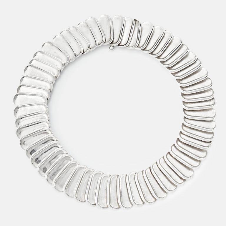 NANNA & JØRGEN DITZEL, a mid 20th century sterling necklace, Anton Michelsen, Denmark.