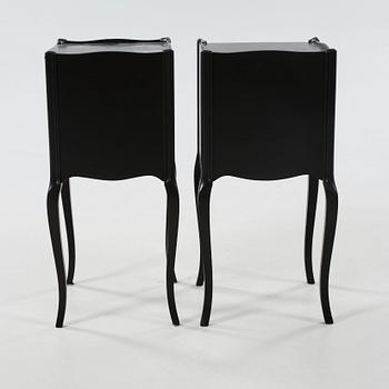 A pair of bedside tables from the second half of the 20th century.