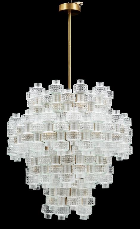 TAKLAMPA, Orrefors/Fagerhult, 1900-talets mitt.