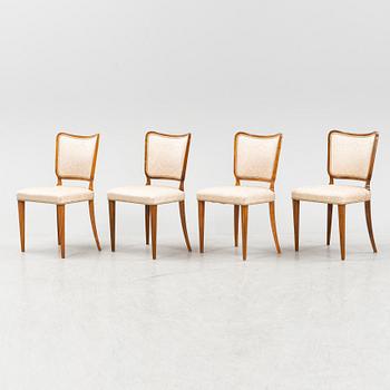 Stolar, 4 st, Swedish Modern, 1940-tal.