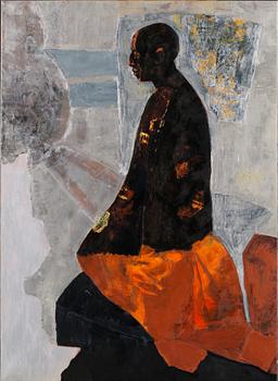 630. Lennart Olausson, Figur  i orange.
