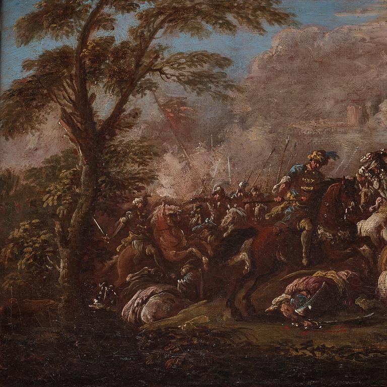 Francesco Graziani ("Ciccio"), Batalj mellan ottomaner och kristna.