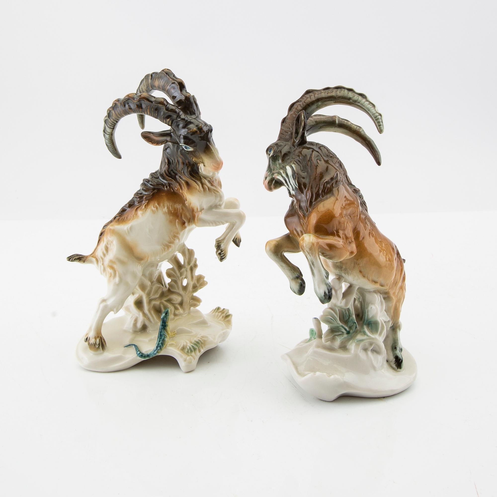 Figurines 3 pcs Germany mid-20th century porcelain.