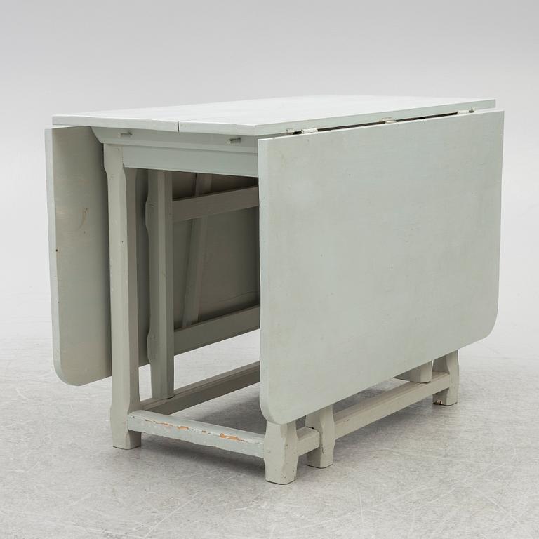 A 19th century drop-leaf table, Sweden.