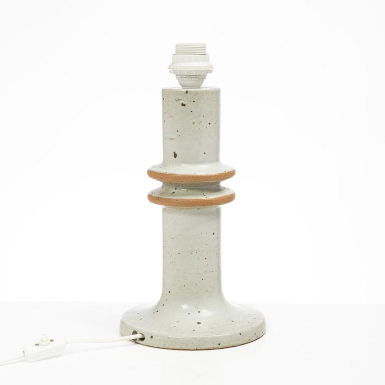 Lisa Larson, a stoneware table lamp, Gustavsbergs Studio, Sweden, probably 1960's/70's.