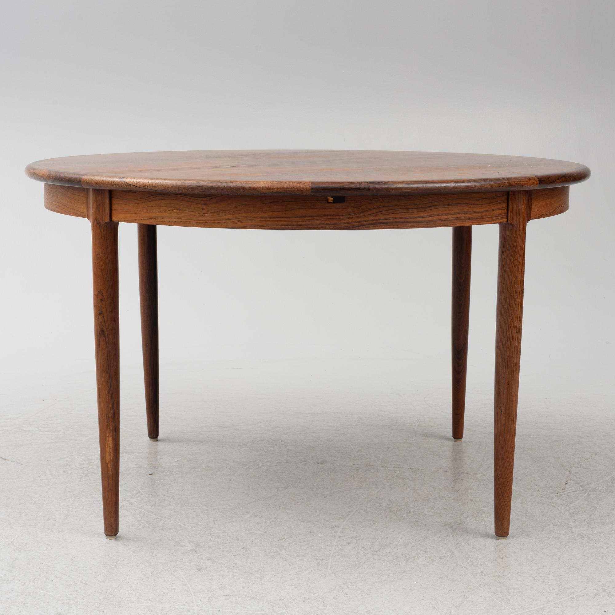 A dining table, Denmark, 1960s.