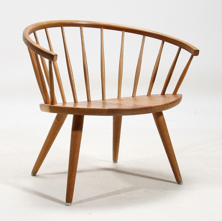 KARMSTOL, "Arka" Yngve Ekström. Modellen formgiven 1955.