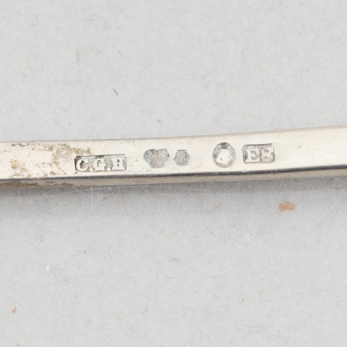 Silver coffee spoons (36 pieces).