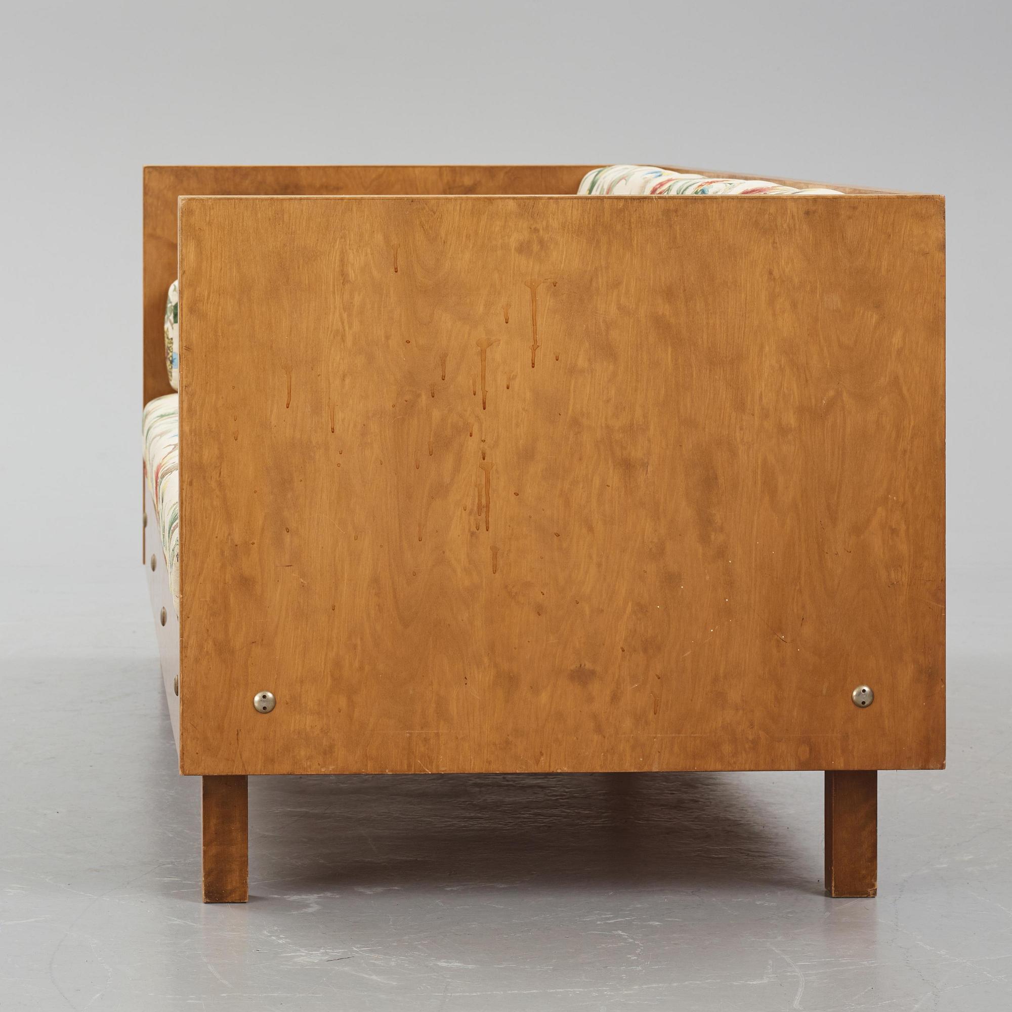 Osvald Almqvist, soffa, Svenska Möbelfabrikerna, Bodafors, för Stockholmsutställningen 1930.