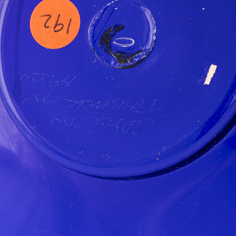 Klas-Göran Tinbäck, a dish, dated 1984.