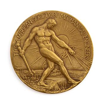 341. Professor Waloddi Weibulls ASME medalj i guld.