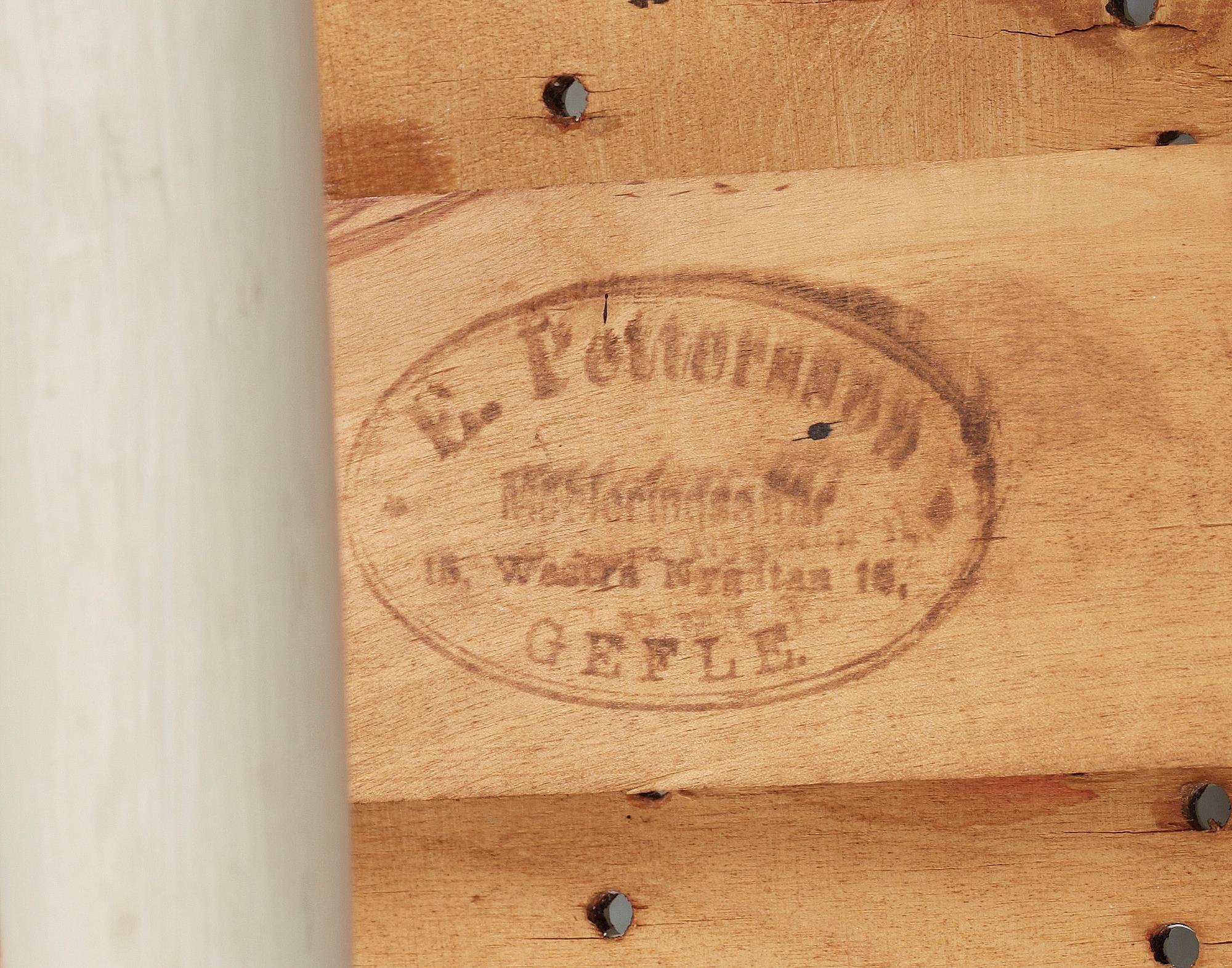 PINNSOFFA, E. Pettersson, Gävle, 1900-talets första hälft.