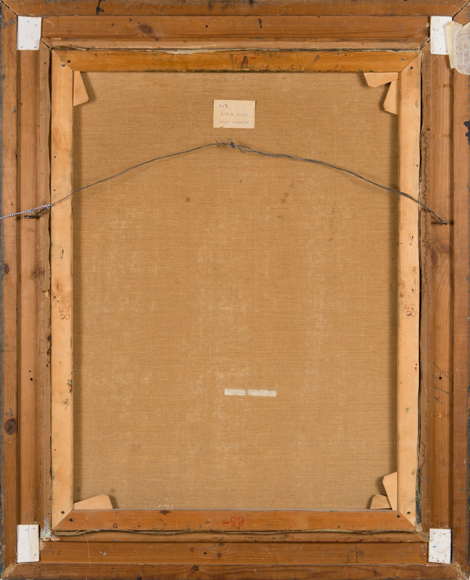 KOSTI AHONEN, oil on canvas, signed and dated -55.