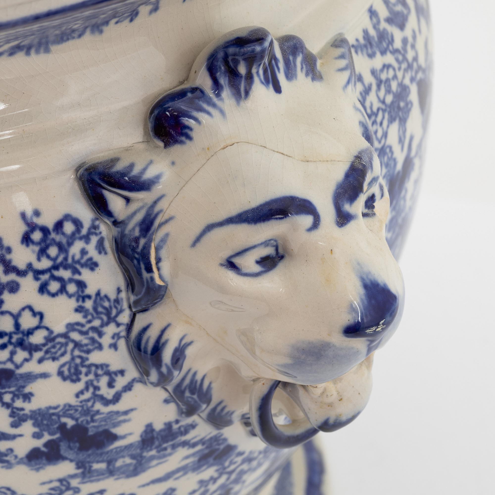 Ytterfoder, flintgods, Gustavsberg, omkring sekelskiftet 1900.