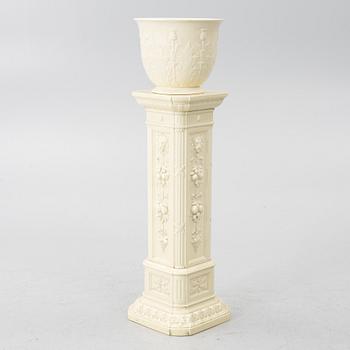Gustavsberg, Pedestal with outer liner, 1897–98.