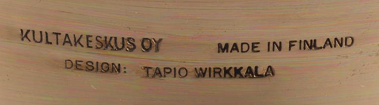 TAPIO WIRKKALA, skål, brons, Kultakeskus.