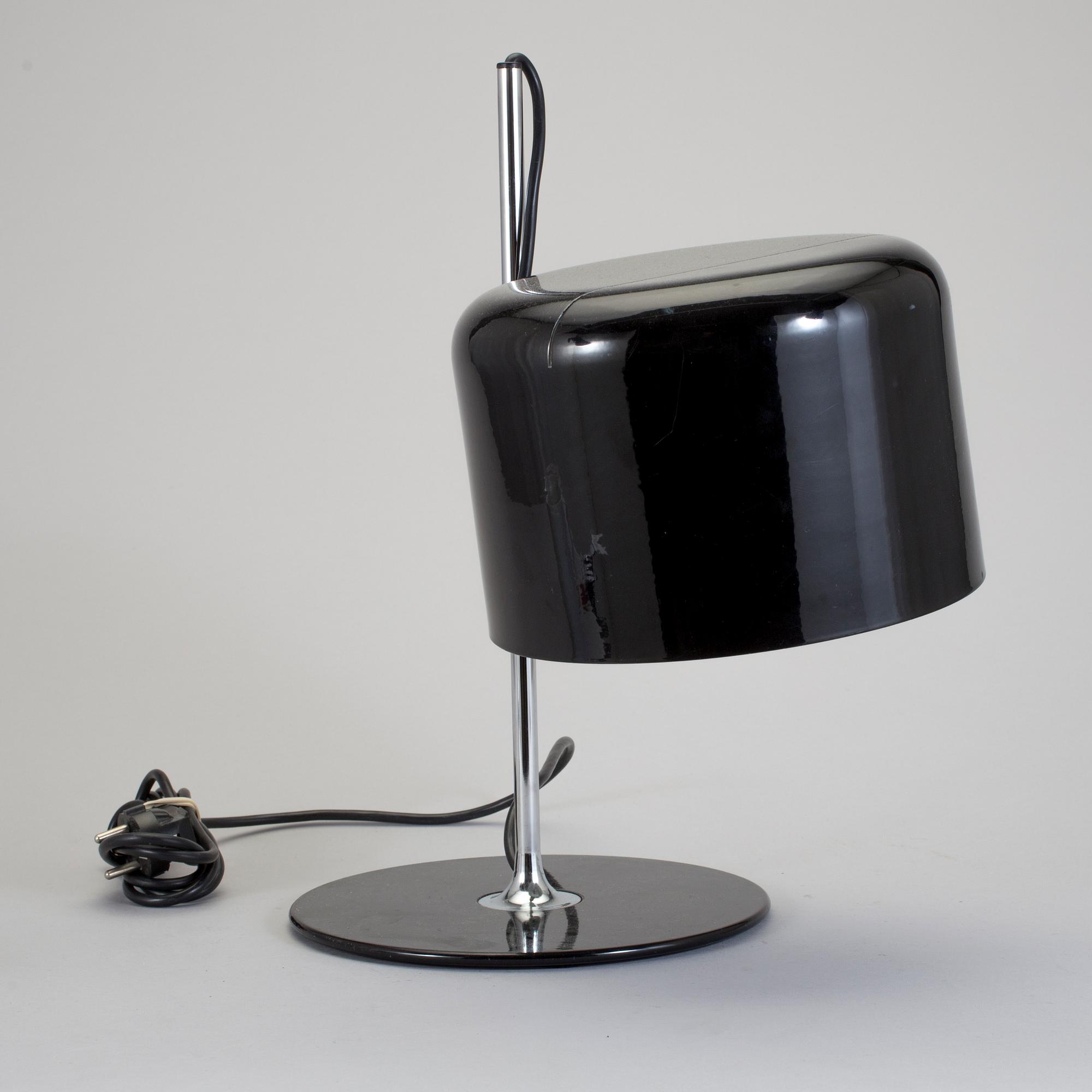 JOE COLOMBO, bordslampa, "Coupe", formgiven 1967.