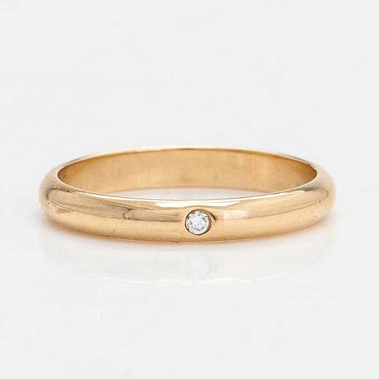 Cartier, ring, "1895", 18K guld med en diamant ca 0.01 ct.