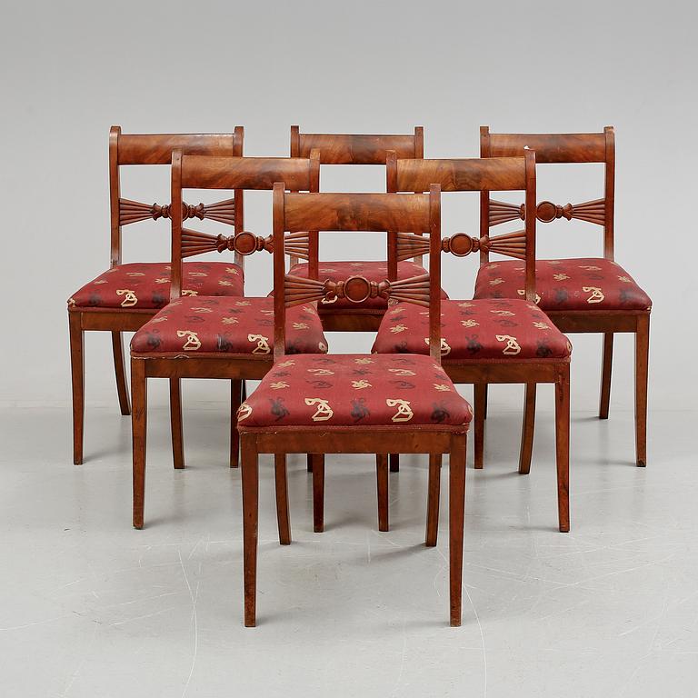 STOLAR, 6 st, Karl-Johan, 1800-talets första hälft.