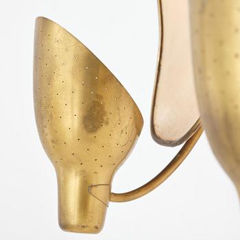 Carl-Axel Acking, a pair of wall lamps model "5017", Bröderna Malmströms Metallvarufabrik, Malmö, 1940s.