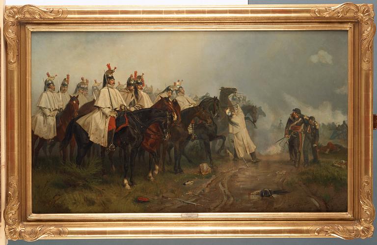 Ernest Crofts, ERNEST CROFTS, oil on canvas, Signed E. Crofts and dated -72.