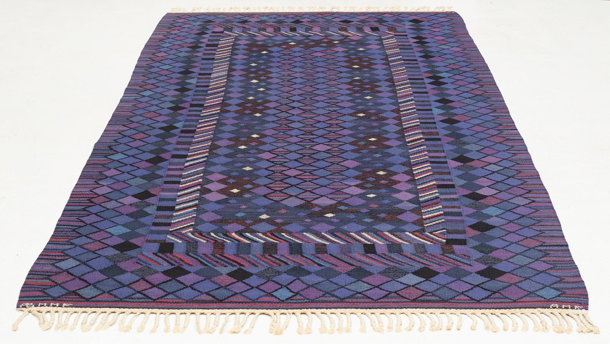 Ann-Mari Forsberg, A carpet, 'Tobias', tapestry variant, ca 328 x 157 cm, signed AB MMF AMF.