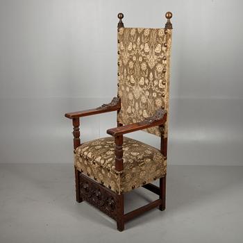 KARMSTOL, barockstil, Spanien 1800-tal.