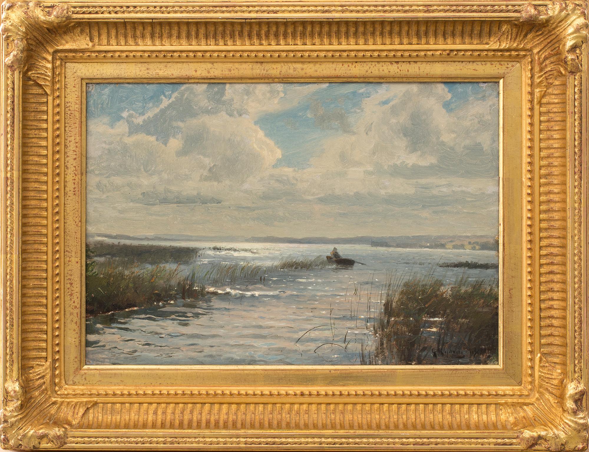 GUSTAF RYDBERG, olja på duk, signerad och daterad 1876.