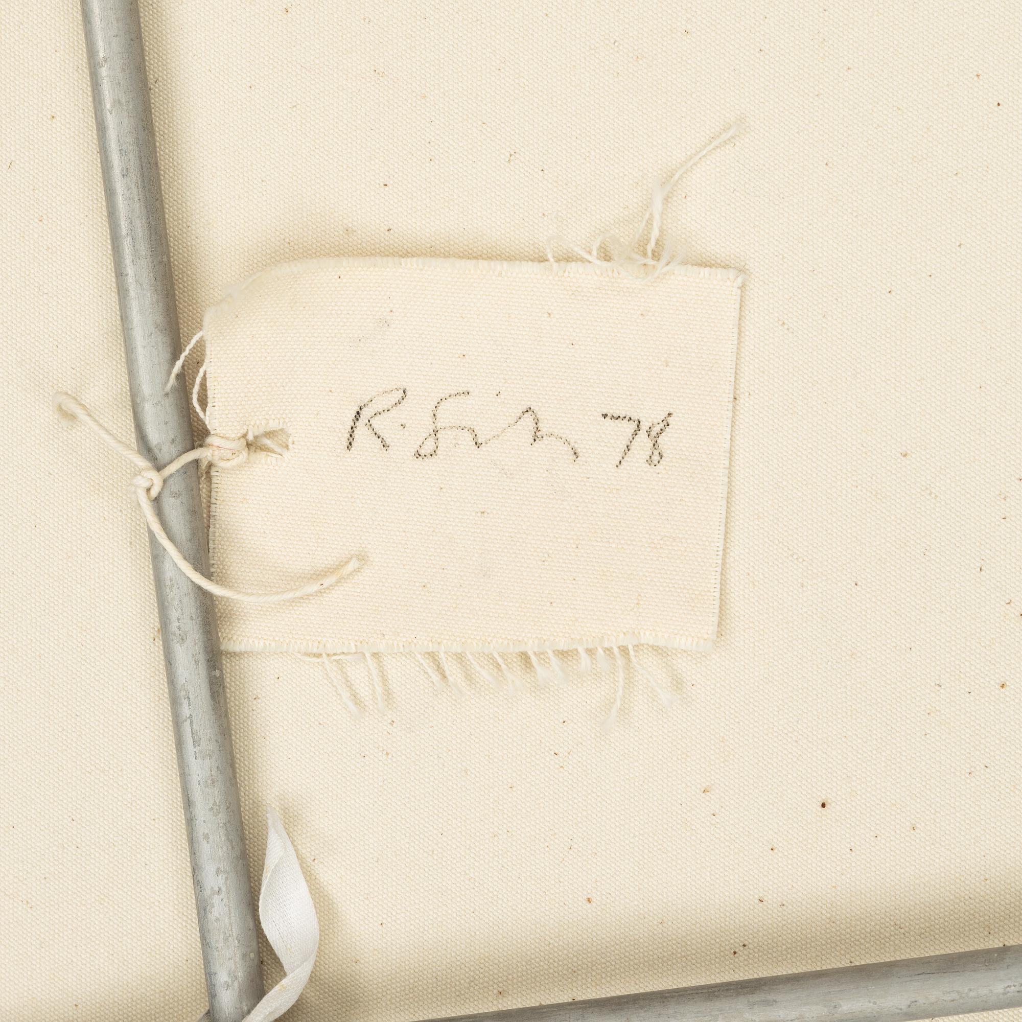 Richard Smith, oil on canvas, 7 parts, signed and dated -79 on label verso.
