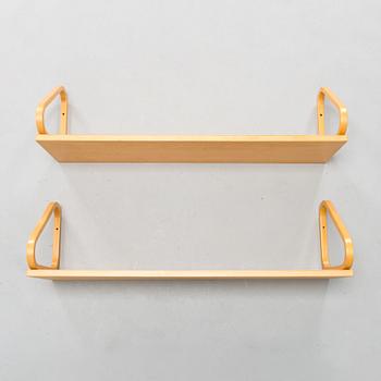 Alvar Aalto, hyllor, ett par, modell 112B, Artek, sent 1900-tal.