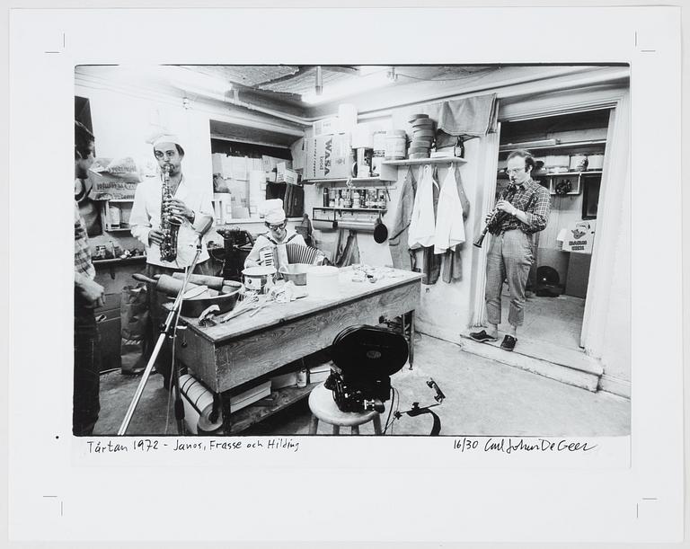 Carl Johan De Geer, photo, signed 16/30.