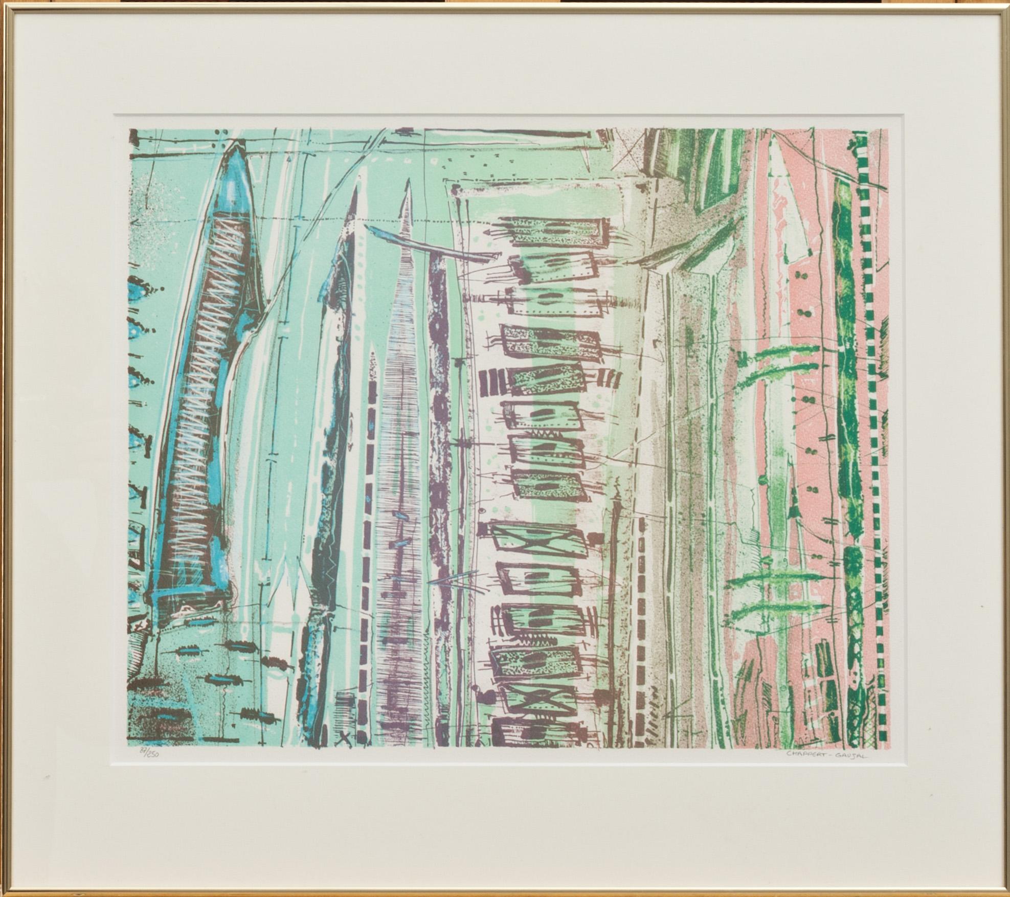 PATRICK CHAPPERT-GAUJAL, färglitografi, signerad och numrerad 27/250.