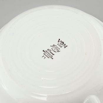 MATSERVIS, 13 delar, porslin, "Irene", Rörstrand, 1900-talets andra hälft.