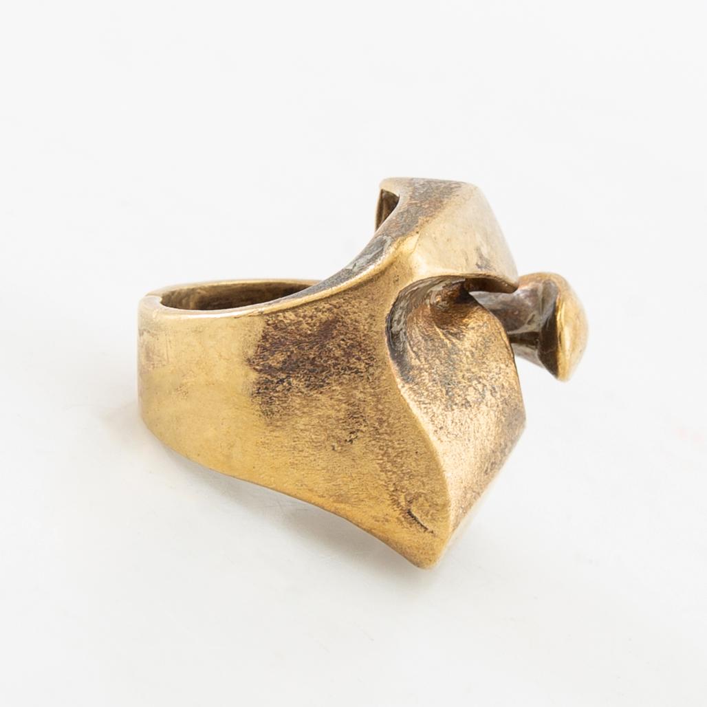 Björn Weckström, ring, "Scarab", bronze, Lapponia.